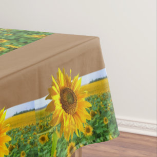 Toalha De Mesa Sunflower Tablecloth