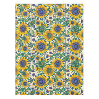 Toalha De Mesa Sunflowers Ukrainian folk art motifs Tablecloth