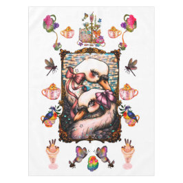 Toalha De Mesa Swan lovers