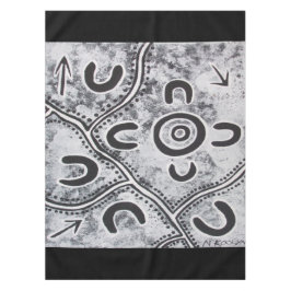 Toalha De Mesa Tabela de Cinza de Local de Reunião