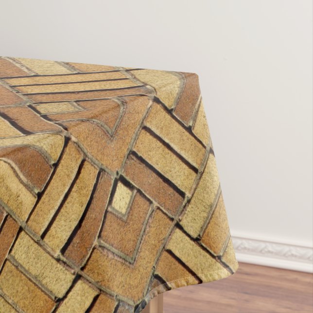 Toalha De Mesa Table Cloth - Brick Kaleidoscopic Pattern (Posição Original)