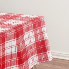 Toalha De Mesa Tablecloe de Xadrez Vermelha