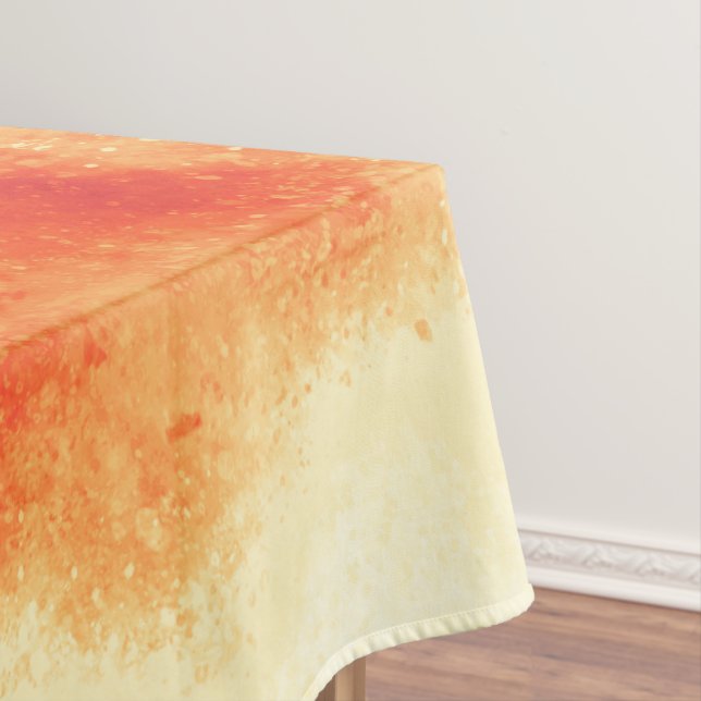 Toalha De Mesa Tablecloide de Efeito da Nuvem Laranja (Posição Original)