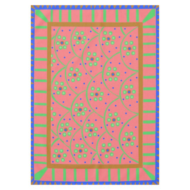 Toalha De Mesa Tableclote Baja Blooms (Frente)