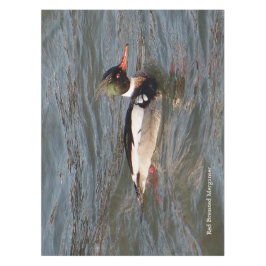 Toalha De Mesa Tableclote de Merganser vermelho