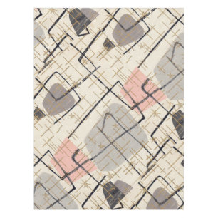Toalha De Mesa Tablecloth abstrato moderno do meio século