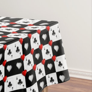 Toalha De Mesa Tablecloth Ace Card Enche Corações