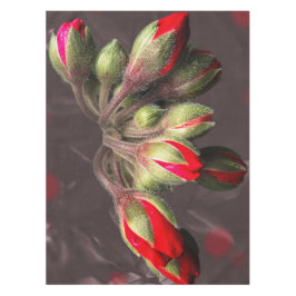 Toalha De Mesa Tablecloth Bloom Red And Dark