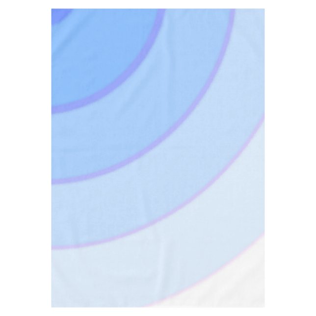 Toalha De Mesa Tablecloth Blue Swirls (Frente)