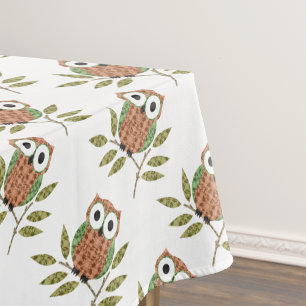 Toalha De Mesa Tablecloth bonito da coruja