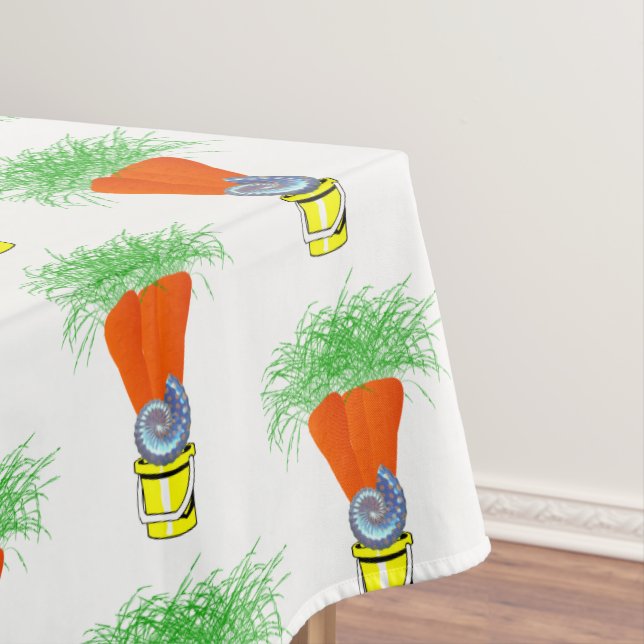 Toalha De Mesa Tablecloth Carrot Beach Shell (Posição Original)