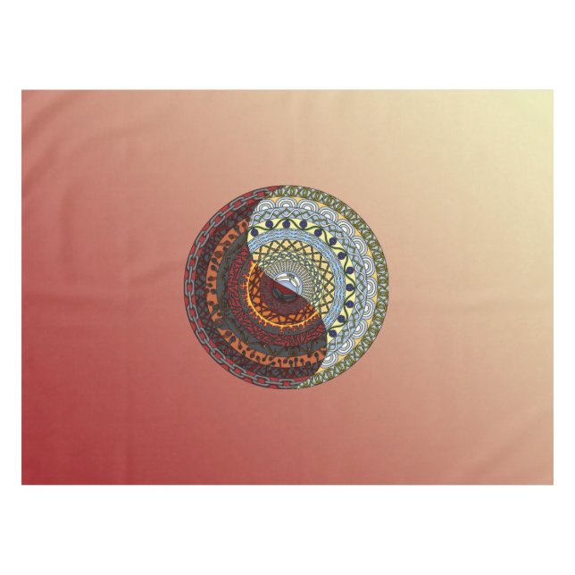 Toalha De Mesa Tablecloth Céu e Inferno (Frente (Horizontal))