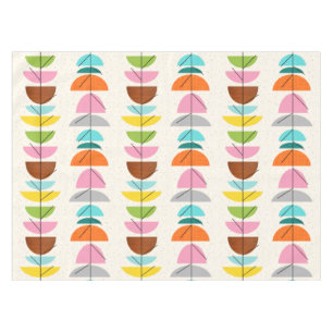 Toalha De Mesa Tablecloth colorido retro dos ninhos