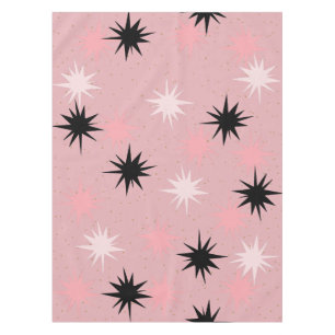 Toalha De Mesa Tablecloth cor-de-rosa atômico de Starbursts