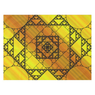 Toalha De Mesa Tablecloth da geometria do Fractal