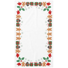 Toalha De Mesa Tablecloth de Algodão Personalizado de Natal, 60"x