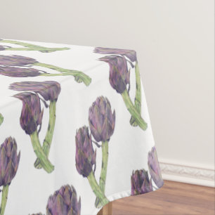 Toalha De Mesa Tablecloth de Artichokes Roxo
