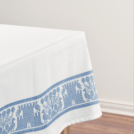 Toalha De Mesa Tablecloth de Aves e Castelos, 52"x70"