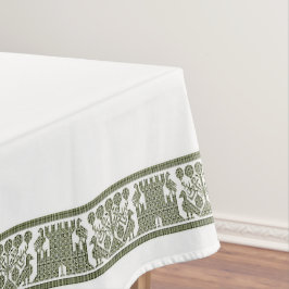 Toalha De Mesa Tablecloth de Aves e Castelos, 52"x70"