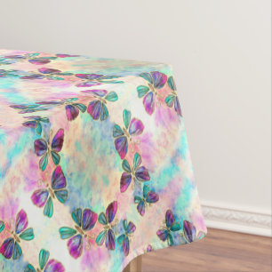Toalha De Mesa Tablecloth de Borboletas Primavera voadoras