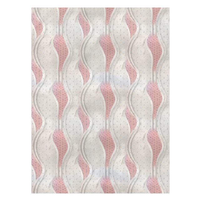 Toalha De Mesa Tablecloth de Cinzas Vermelhas 3D, Metálicas Negri (Frente)