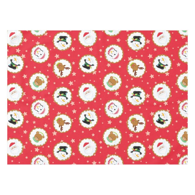 Toalha De Mesa Tablecloth de Critério de Natal (Frente (Horizontal))