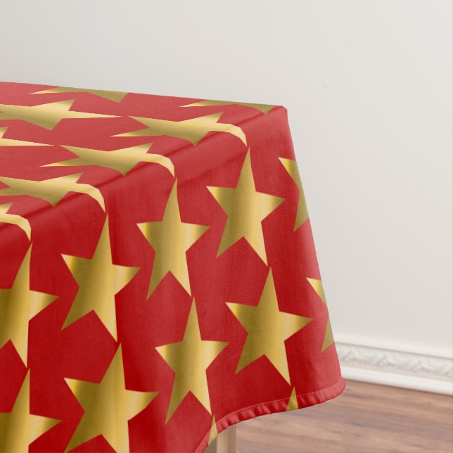 Toalha De Mesa Tablecloth de Estrelas de ouro (Posição Original)