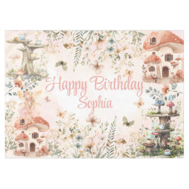 Toalha De Mesa Tablecloth de Fada de Jardim Encantada