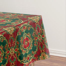 Toalha De Mesa Tablecloth de Feriado Floral Vermelho Vermelho
