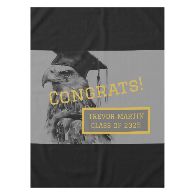 Toalha De Mesa Tablecloth de festa de formatura | Águia (Frente)