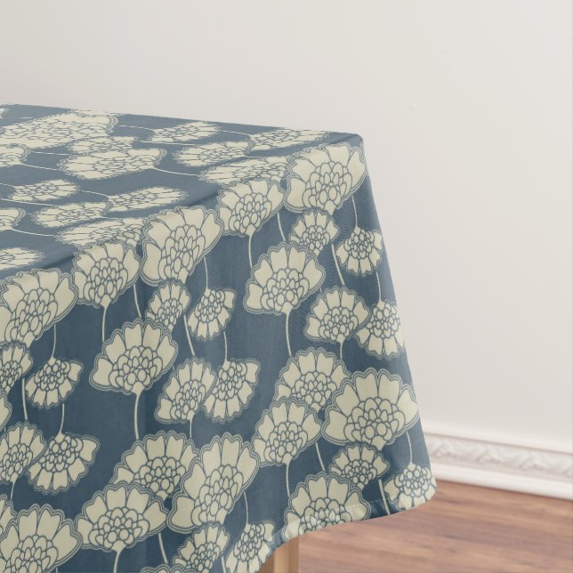 Toalha De Mesa Tablecloth de Jitaku Lotus azul (Posição Original)