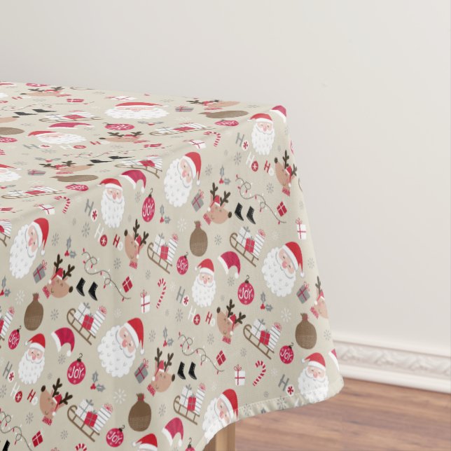 Toalha De Mesa Tablecloth de Natal (Posição Original)