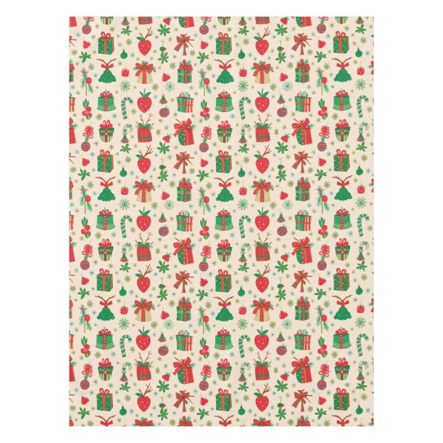 Toalha De Mesa Tablecloth de Natal (Frente)