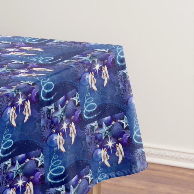 Toalha De Mesa Tablecloth de Natal, Anjo de Natal (Posição Original)