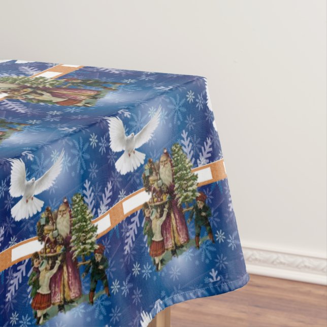 Toalha De Mesa Tablecloth de Natal, Anjo de Natal (Posição Original)