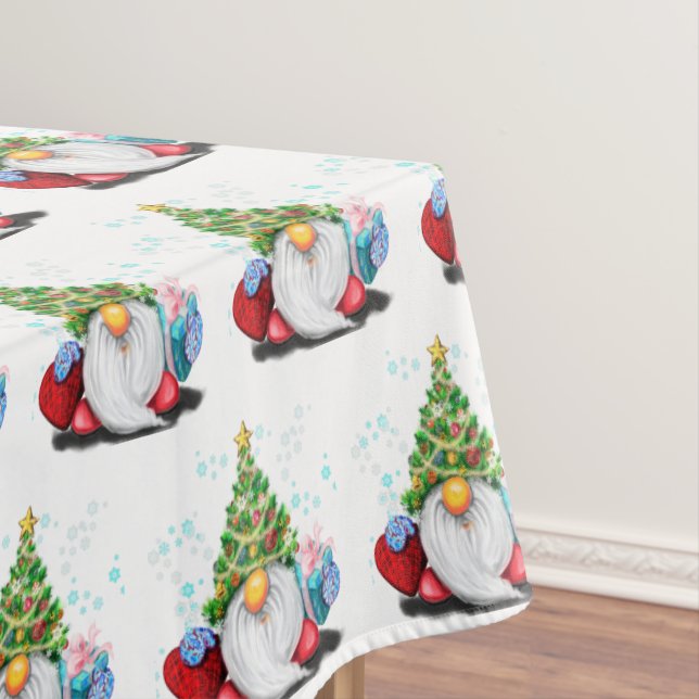 Toalha De Mesa Tablecloth de Natal dos Gnomos (Posição Original)