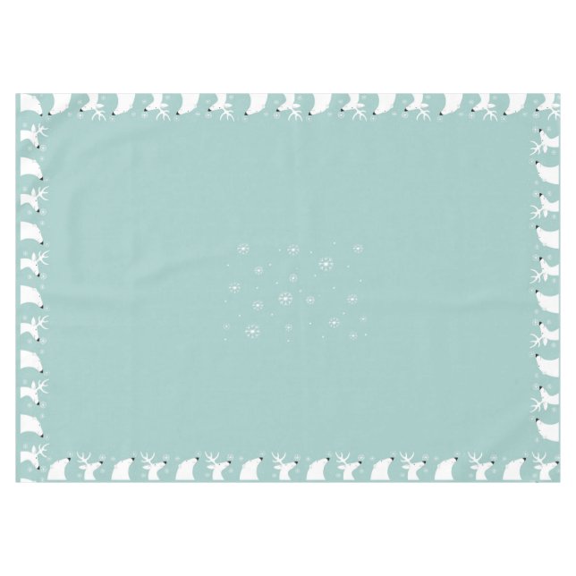 Toalha De Mesa Tablecloth de Natal Personalizada (Frente (Horizontal))