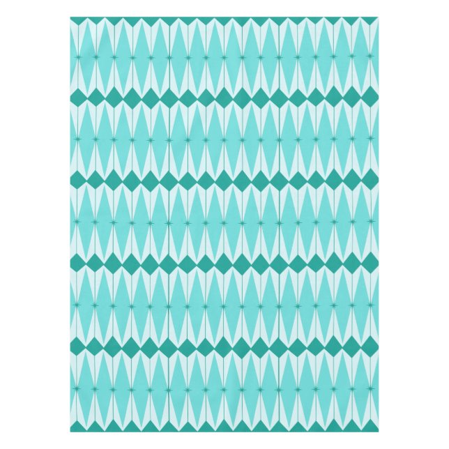Toalha De Mesa Tablecloth de Ouros Geométricos & Starbursts (Frente)