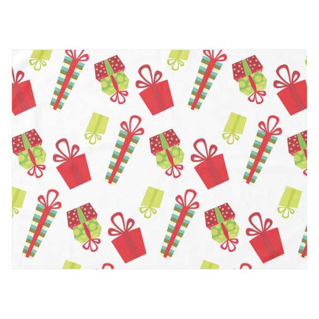 Toalha De Mesa Tablecloth de Pacotes de Férias de Natal (Frente (Horizontal))