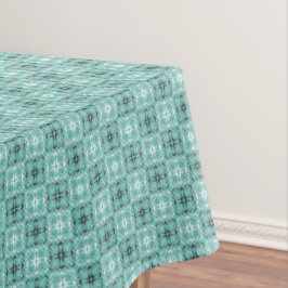 Toalha De Mesa Tablecloth de padrão lacrimogêneo, branco e preto
