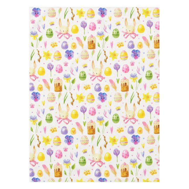Toalha De Mesa Tablecloth de Páscoa (Frente)
