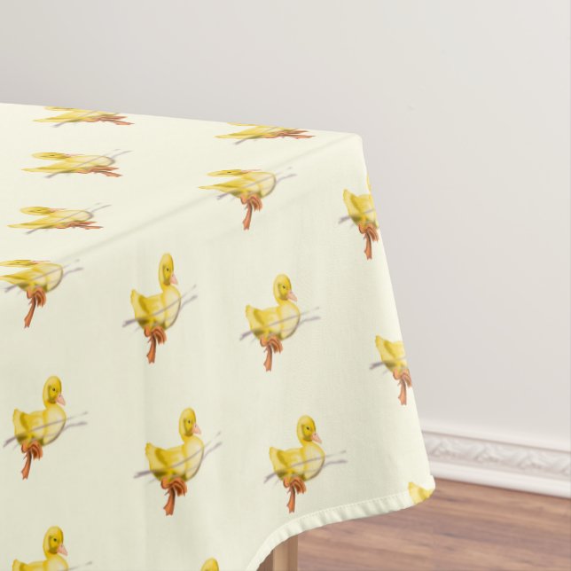 Toalha De Mesa Tablecloth de Pato Amarelo Flutuante (Posição Original)