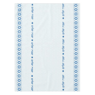 Toalha De Mesa Tablecloth de Shabbat Shalom