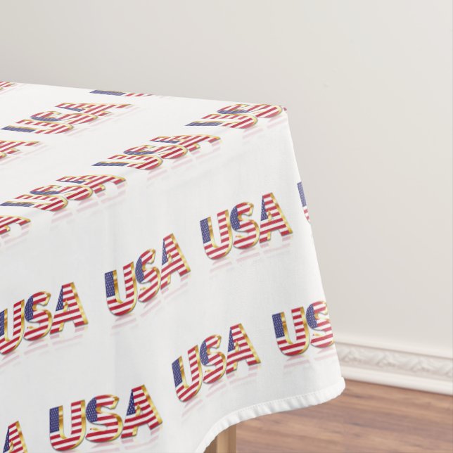 Toalha De Mesa Tablecloth de Sinalizador EUA (Posição Original)