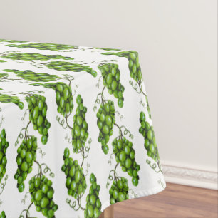 Toalha De Mesa Tablecloth de Uvas Verdes