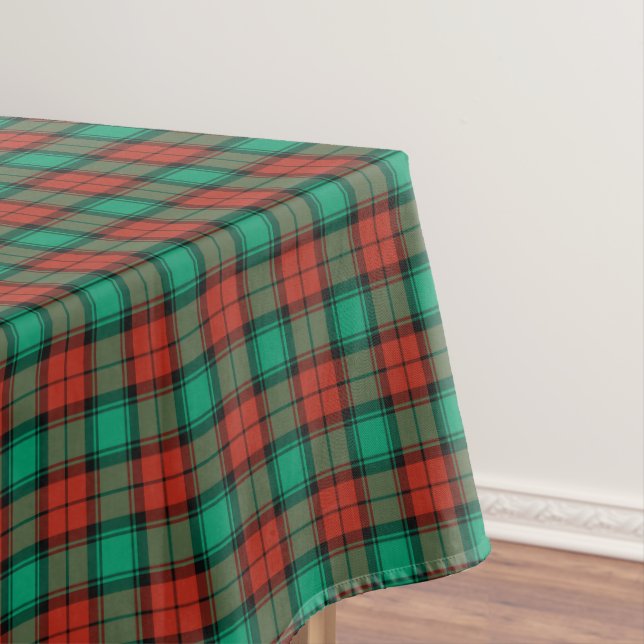 Toalha De Mesa Tablecloth de Xadrez de Natal Tradicional (Posição Original)