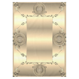 Toalha De Mesa Tablecloth do aniversário de casamento de Bronze,