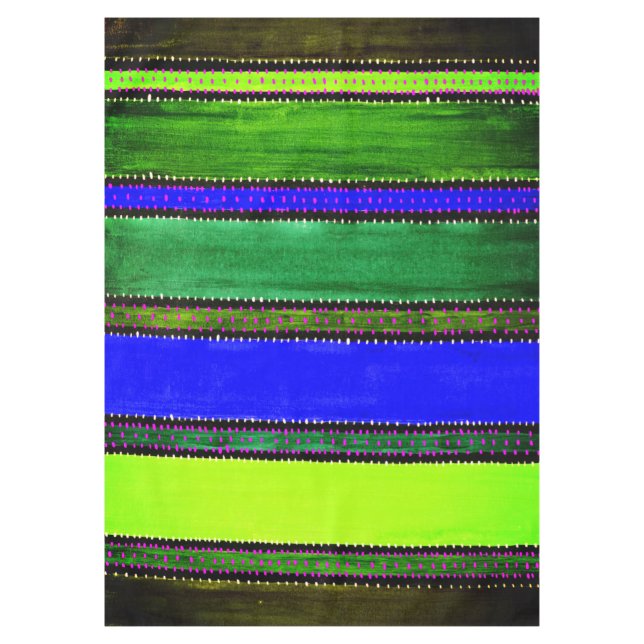 Toalha De Mesa Tablecloth do Arco-Íris da Guatemala (Frente)