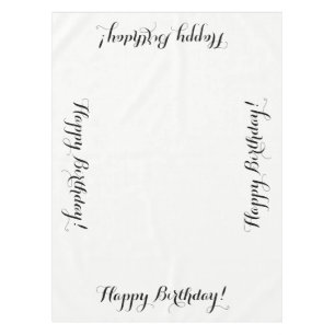 Toalha De Mesa Tablecloth do feliz aniversario