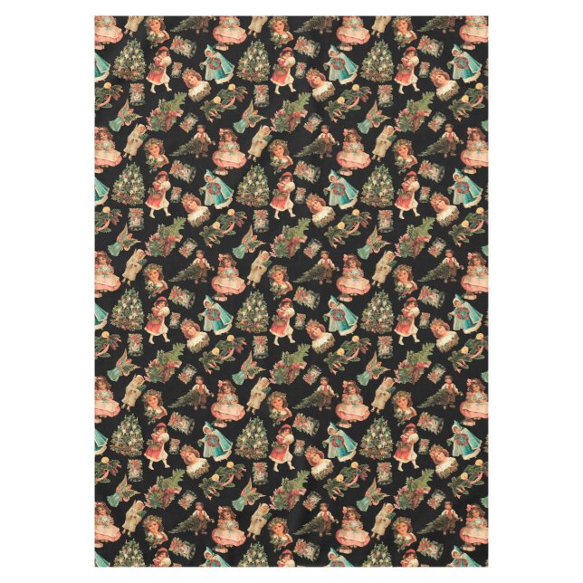 Toalha De Mesa Tablecloth do Natal do Victorian (Frente)